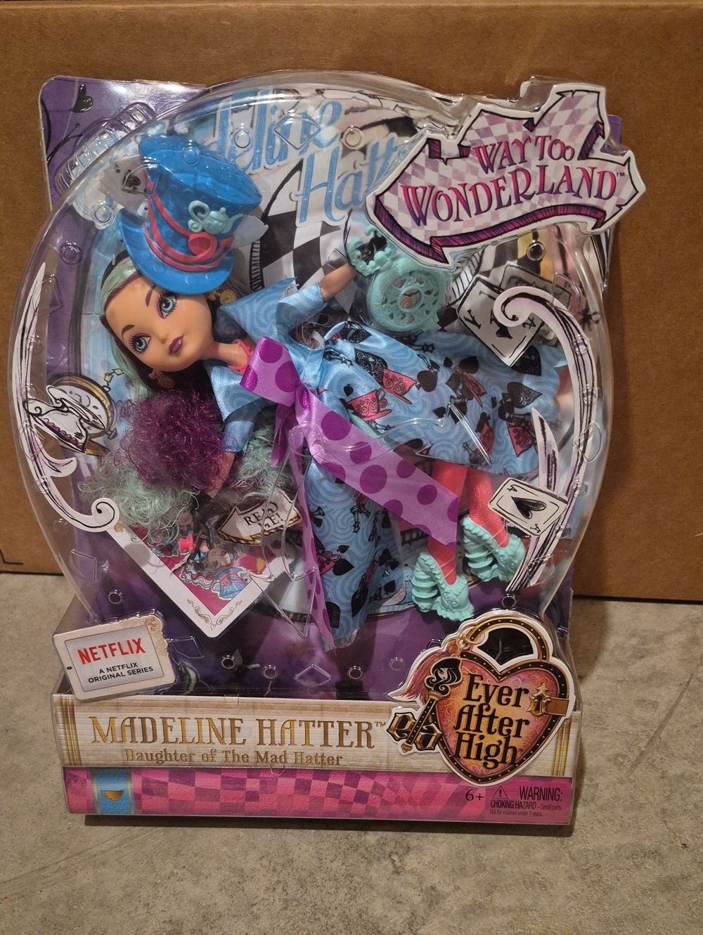 Ever After High Madeline Hatter Doll - Way to Wonderland CIB Unopened
